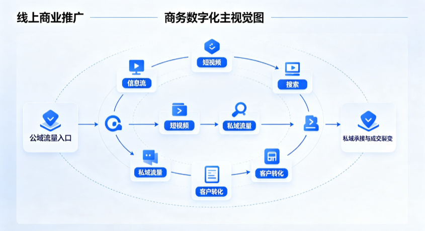 临潼区线上商业推广怎么做？全域流量闭环搭建与低成本转化实战指南
